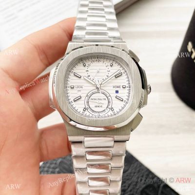 Best Copy Patek Philippe Nautilus 5990 Automatic White Dial Stainless steel